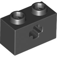 Technic Brick 1 x 2 with Axle Hole Type 1 [+ Opening] and Bottom Pin