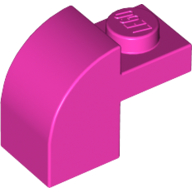Slope  Curved 2 x 1 x 1 1/3 with Recessed Stud