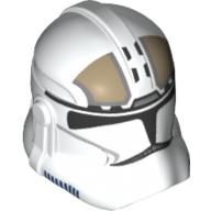 Helmet Clone Trooper Phase 2, Closed Front, Gold Gunner Print