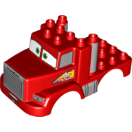 Duplo Truck Body, 3 x 4, Flatbed with Mack Print