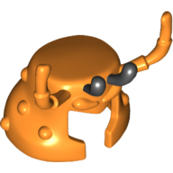 Mask Crab with Antennae and 2 Protruding Eyes