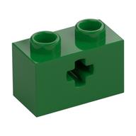 Technic Brick 1 x 2 with Axle Hole Type 1 [+ Opening] and Bottom Pin