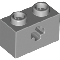 Technic Brick 1 x 2 with Axle Hole Type 1 [+ Opening] and Bottom Pin