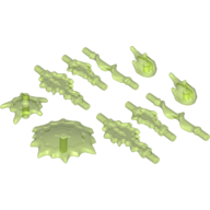 LEGO part Wave / Power Burst / Flame, 10 in Bag [Complete Set]