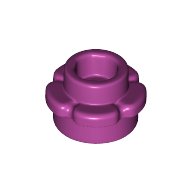 Image of part Plant, Flower, Plate Round 1 x 1 with 5 Petals