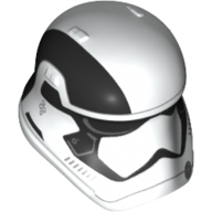 Helmet First Order Stormtrooper, Black Top Stripe Print
