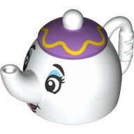 Duplo Teapot with Face Print (Mrs. Potts)