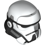 Helmet Stormtrooper Imperial Patrol, Black Trim Print