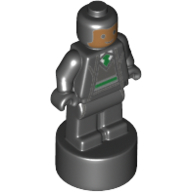 Minifig Trophy Statuette, Slytherin Student, Nougat Face Print