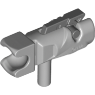 Weapon Gun Blaster / Shooter / Fire Nozzle Mini with Towball Socket and Dark Bluish Gray Trigger [Complete Assembly]