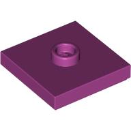 Plate, Modified 2 x 2 with Groove and 1 Stud in Center (Jumper)