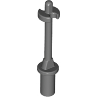 Bar 3L, with Handle, Stop Ring and Side Stops (Minifig Ski Pole)