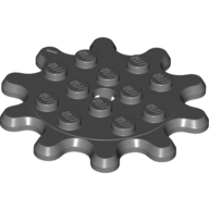 Image of part Plate Special 4 x 4 Splat Gear with 10 Teeth