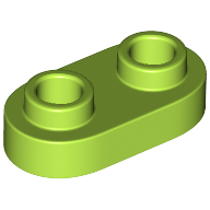 Image of part Plate Special 1 x 2 Rounded with 2 Open Studs