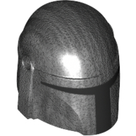 Helmet Mandalorian with Holes, Black Visor Print