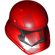 Helmet First Order Stormtrooper / Sith Trooper, Black Visor, Black Lines print