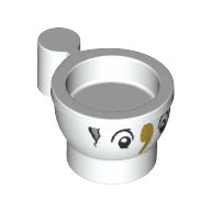 Equipment Cup / Teacup with Face and Crack Print (Chip)