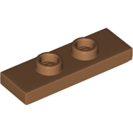 Image of part Plate Special 1 x 3 with 2 Studs with Groove and Inside Stud Holder (Jumper)