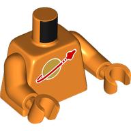 Image of part Torso Classic Space Logo (2019) Print, Orange Arms and Hands