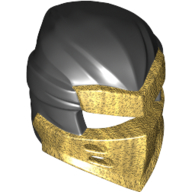 Wrap with Armor Mask Pearl Gold Pattern