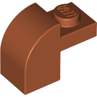 Brick Curved 1 x 2 x 1 1/3 with Curved Top