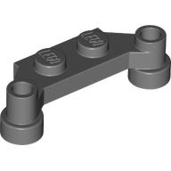 Plate Special 1 x 4 Offset with Bar Holes