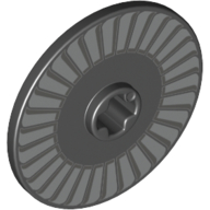 Technic Disk 3 x 3 with Light Bluish Grey Lines print (Fan Blades)