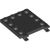 Image of part Plate Special 4 x 4 with Studs on Edges and Clips Horizontal