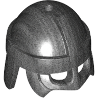 Minifig Helmet, Viking [PLAIN]