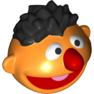 Minifig Head Special (Ernie)
