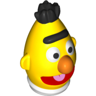 Minifig Head Special (Bert)