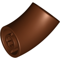 Brick Round 2 x 2 D. Tube with 45° Elbow and Axle Holes (Crossholes) at each end