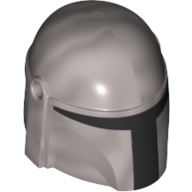 Helmet Mandalorian with Holes, Black Visor Print