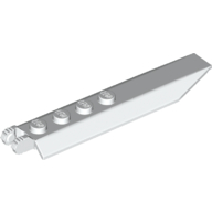 Hinge Plate 1 x 8 with Angled Side Extensions, 7 Teeth