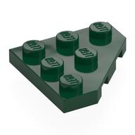 Wedge Plate 3 x 3 Cut Corner