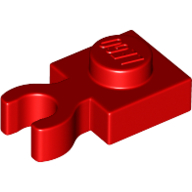 Plate Special 1 x 1 with Clip Vertical [Thick Open O Clip]