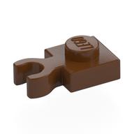 Plate Special 1 x 1 with Clip Vertical [Thick Open O Clip]