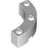 Brick, Round Corner 4 x 4 Macaroni with 3 Studs