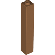 Brick 1 x 1 x 5 with Solid Stud