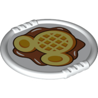 Duplo Disk with Mickey Mouse Shaped Waffle Print