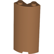 Cylinder Quarter 2 x 2 x 5 (Wall)