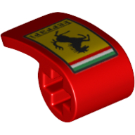 Technic Panel Fairing 2 x 1 x 1 with Ferrari Logo print