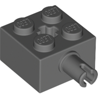 Brick, Modified 2 x 2 with Pin and Axle Hole