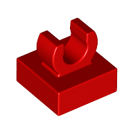 Tile Special 1 x 1 with Clip with Rounded Edges