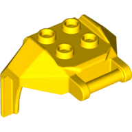 Image of part Plate Special, 2 x 2 Studs and Bar (Mech Chest Plate / Armor)