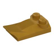 Wedge Curved 2 x 3 x 2/3 Two Studs, Wing End