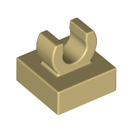 Tile Special 1 x 1 with Clip with Rounded Edges
