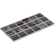 LEGO part Tile Pack 550 - Daily Bugle