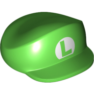 Hat, Large, with Luigi Logo Print