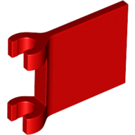 Flag 2 x 2 Square, Flared Clip Edge [Thick Clips]